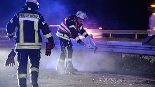 Schwerer Unfall auf der A2 bei Verl