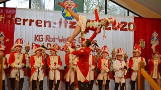 Bad Driburg: Närrische Herrensitzung der KG Rot-Weiße Garde
