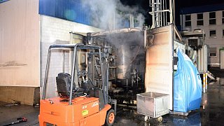 Brand in Tiefkühlkost-Firma Frostkrone in Rietberg