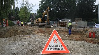Bad Driburg: Gasleitung bei Bauarbeiten beschädigt