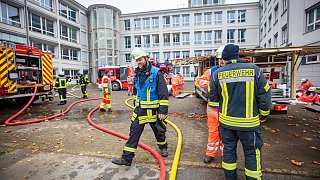 Feuerwehr-Übung Leineweber