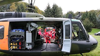 Rettungseinsatz abgestürztes Segelflugzeug in Porta