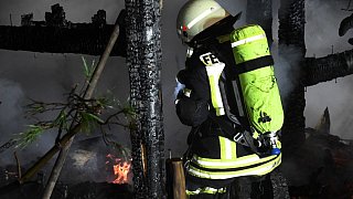 Gartenhaus in Friedrichsdorf abgebrannt