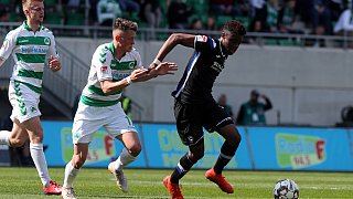 Arminia macht in Fürth aus einem 0:2 ein 2:2