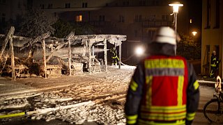 Großbrand in der Bielefelder Innenstadt