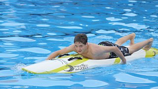 Löhne: Rettungsschwimmer beim DLRG