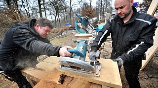 Bielefelder Bauernhausmuseum: Bockwindmühle erhält neue Flügel