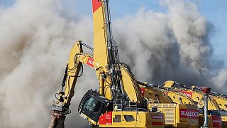 Gütersloher Abrissunternehmer Hagedorn sprengt Kraftwerk Knepper im Ruhrgebiet