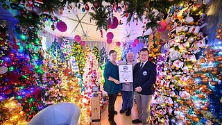 Neuer Rekord: 600 Weihnachtsbäume in einem Haus in Rinteln