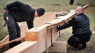 Bielefelder Bauernhausmuseum: Bockwindmühle erhält neue Flügel