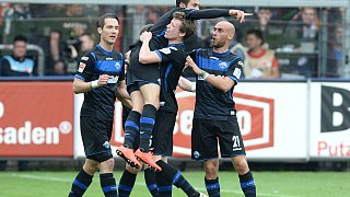 Der SC Paderborn feiert einen 2:1-Sieg in Freiburg