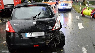 Rietberg: Schwerer Auffahrunfall auf der Bokeler Straße