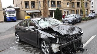Unfall mit fünf Autos in Gütersloh