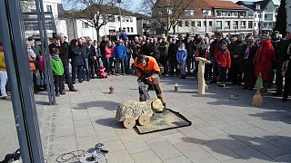 Letzte 12er-Aktion vor der Eröffnung der Landesgartenschau