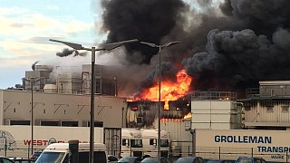 Paderborn: Brand beim Fleischproduzenten Westfleisch