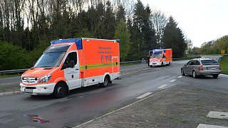 Schon wieder Unfall auf der Kreuzung B55/ B61 in Rheda-Wiedenbrück