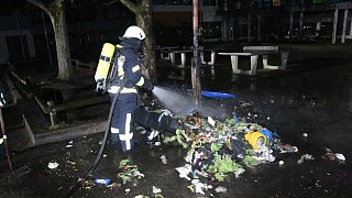 Erneut brennt ein Papiercontainer in Friedrichsdorf