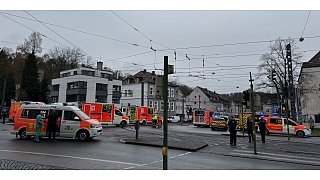 Polizei-Großeinsatz nach Schüssen vorm Bielefelder Landgericht