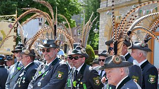 Schützenfest Oerlinghausen, Konzert, Empfang und Festumzug