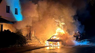 Autobrand in Steinhagen