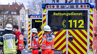 Polizei-Großeinsatz nach Schüssen vorm Bielefelder Landgericht