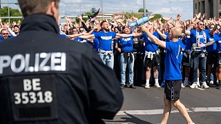 Die schönsten Bilder vom Arminia-Fanfest in Berlin