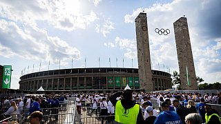 Die schönsten Bilder vom Arminia-Fanfest in Berlin