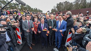Neues Teilstück der A33 in Halle eröffnet