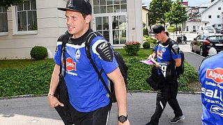 Sommertrainingslager in Lienz: Ankunft der Arminen