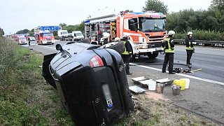 Drei Verletzte bei schweren Unfall auf der A2 bei Gütersloh