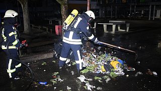 Erneut brennt ein Papiercontainer in Friedrichsdorf