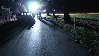 Versmold: Autofahrer bei Unfall lebensgefährlich verletzt