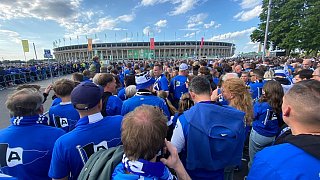 Die schönsten Bilder vom Arminia-Fanfest in Berlin