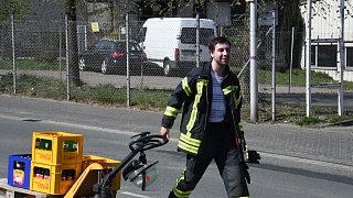 Feuerwehr löscht Dachstuhlbrand in Werther