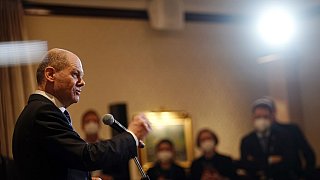 Scholz in Putins Saal der Weltpolitik