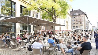 Wunderschöner Spätsommer in der Bielefelder Altstadt