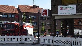 Großeinsatz an Volksbank in Steinhagen