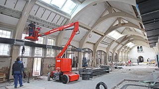 Zwei Jahre Umbau: Einblicke in den Arbeitsalltag an der Markthalle