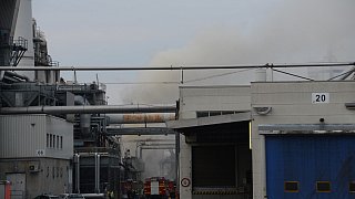 Explosion und Großbrand bei der Firma Pfleiderer in Gütersloh