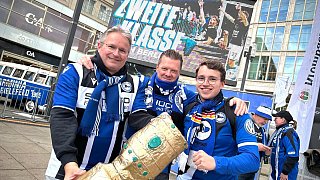 Die schönsten Bilder vom Arminia-Fanfest in Berlin