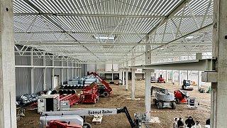 Richtfest bei Delius Delcotex in Jöllenbeck für den Neubau der Halle 5