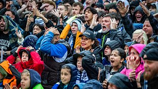 Die schönsten Bilder vom Public Viewing in Bielefeld