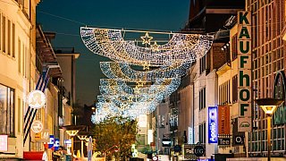 Paderborn: Stimmungsvolle Weihnachtsbeleuchtung