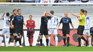 Torspektakel in der Benteler-Arena