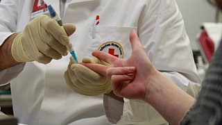Typisierung und Blutspenden in Hüllhorst: Als Erstspender vor Ort