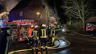 Nieheim: Großbrand in Erwitzen