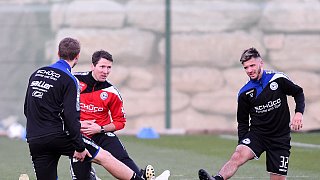 Erster Tag im Arminia-Trainingslager in Benidorm/Spanien