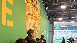 Die elf Einlaufkinder aus OWL bei Arminias Pokalfinale