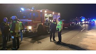 Schwerer Unfall auf der A2 bei Verl