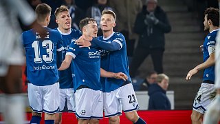 Arminia schlägt Saarbrücken 3:1.